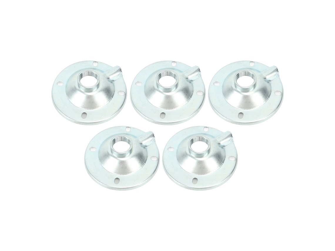 Rebe-5 Unidades De Toldo De Lâmpada Industrial De Ferro Para Armazém Fábrica Mina Lâmpada Com Rosca Interna G1/2 8cm