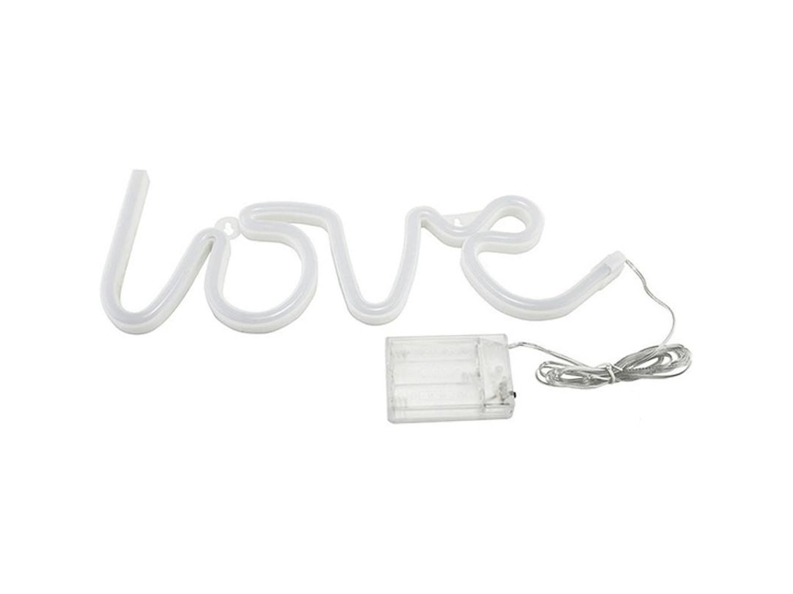 Luz De Neón De Silicona Led "love" Para Decoración - Requiere 3 Pilas Aa (no Incluidas)