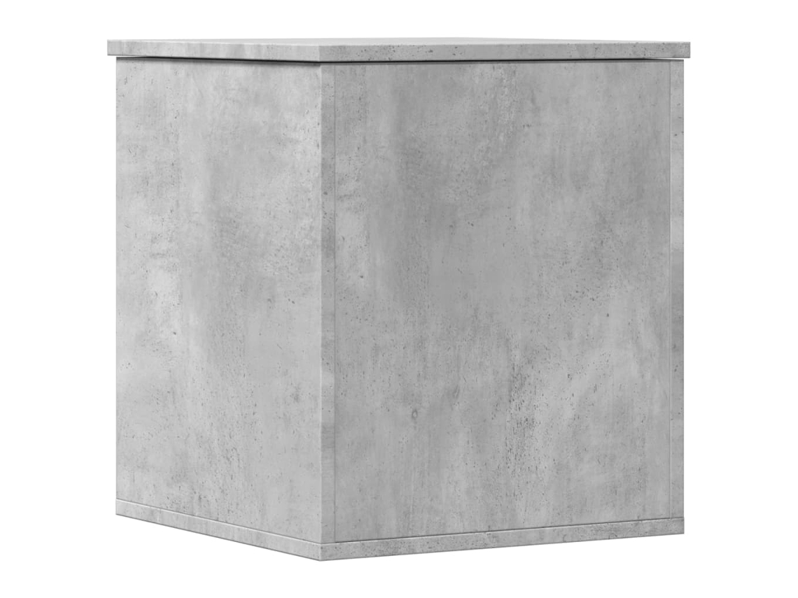 Storage Box, Storage Boxes Vidaxl Cinzeto Madeira Processada (40 X 42 X 46 Cm)