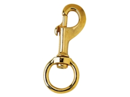 Gancho de Olho Giratório Brass Prateado 30 Mmfeeling