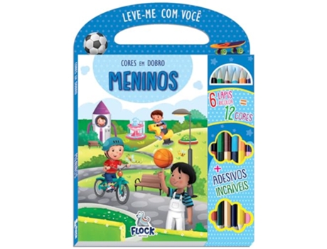 Livro Cores Em Dobro Meninos de Mammoth World (Português)