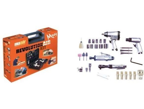 Conjunto de Ferramentas REVOLUTIONAIR Para Compressor de Ar