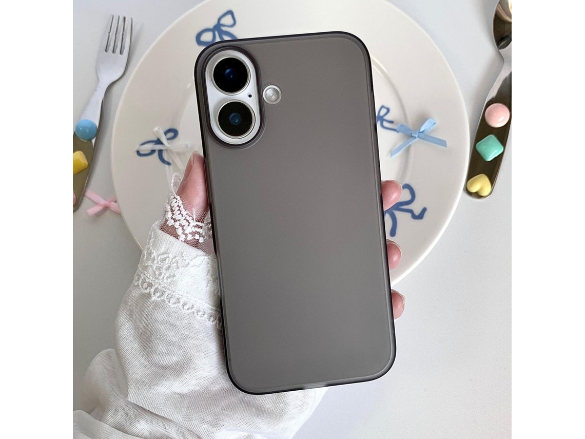 Capa Para Iphone 17 Pro Max Preta, Magnética, Ultrafina, Fosca, Com Toque Resistente.