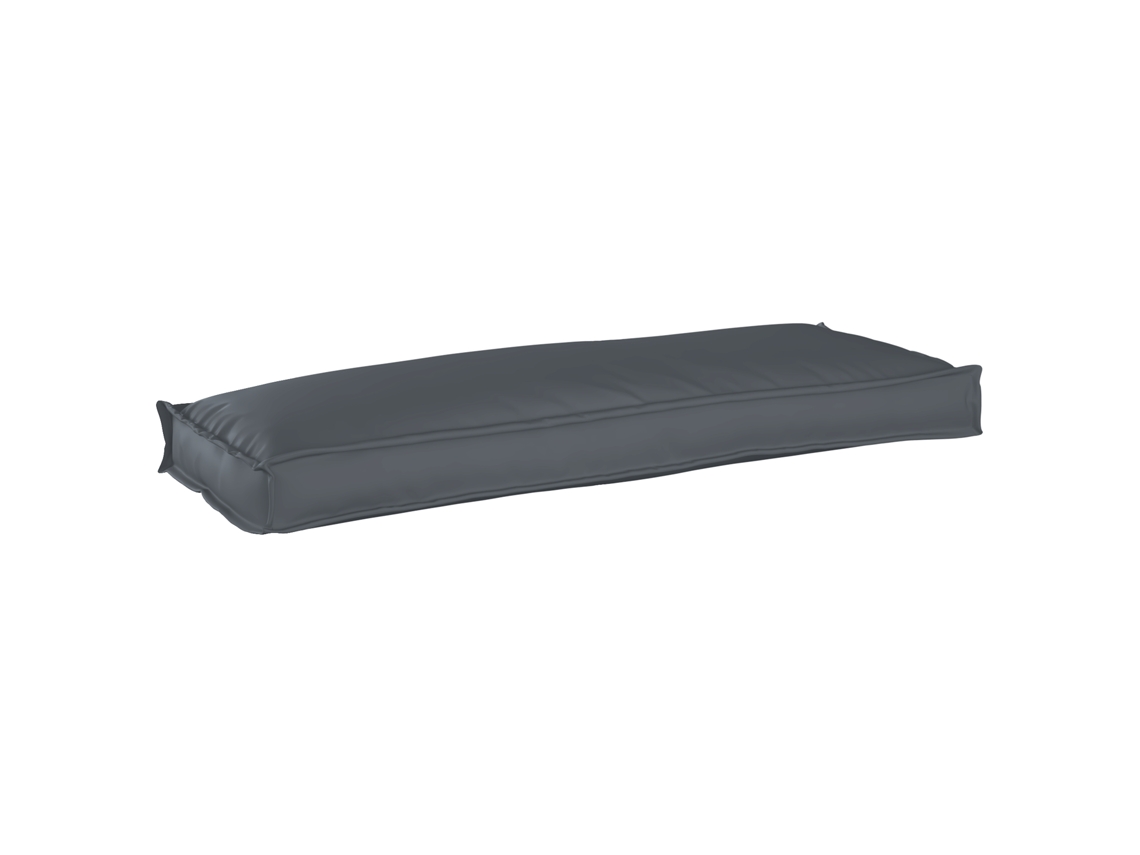 Conjunto 1 Almofada Moderna Vidaxl Antracite Oxford (110 X 40 X 8 Cm)