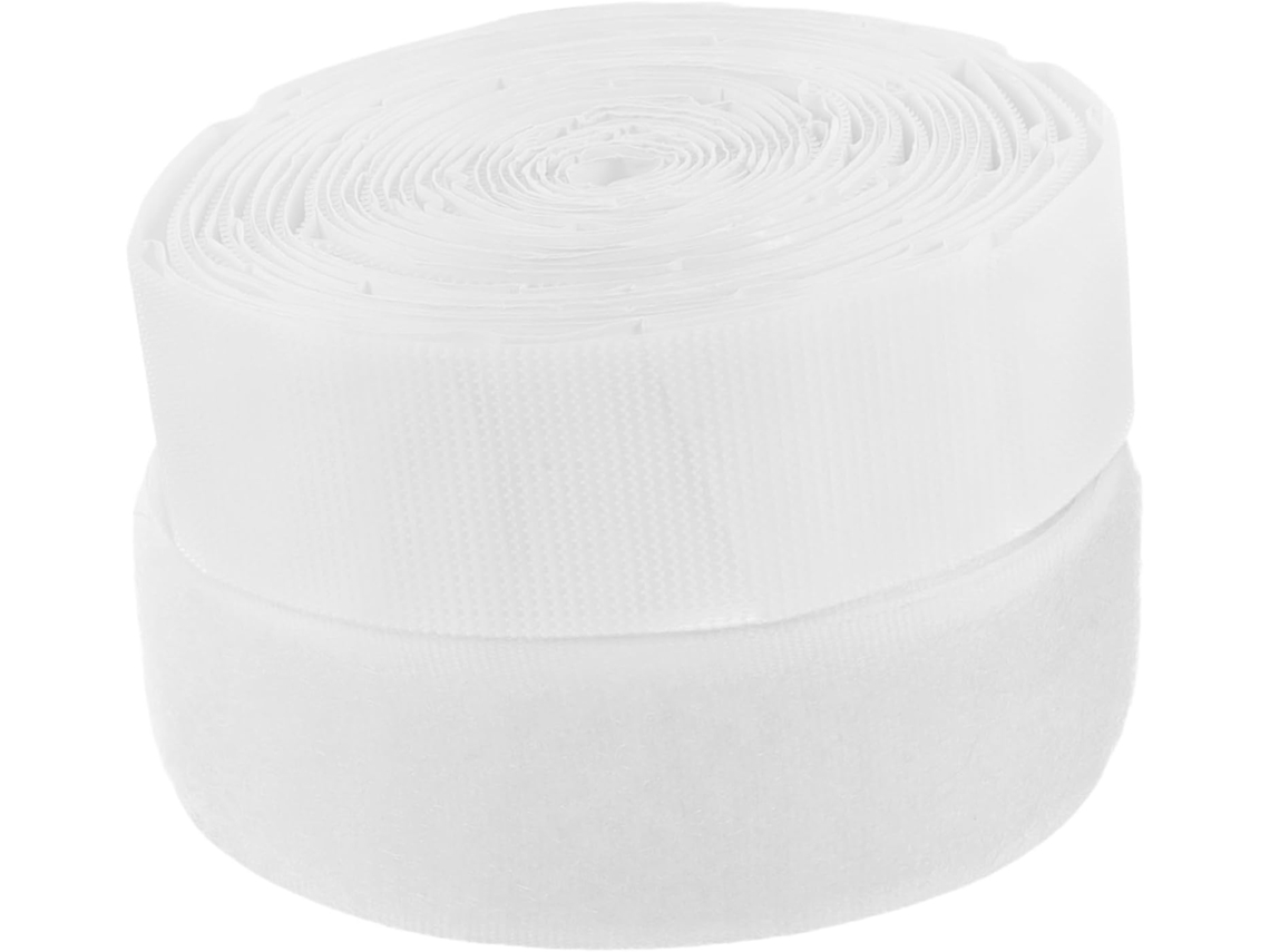 Fechos de velcro adesivos Garvalon, fechos resistentes de dupla face para cortinas, casa e mesa.