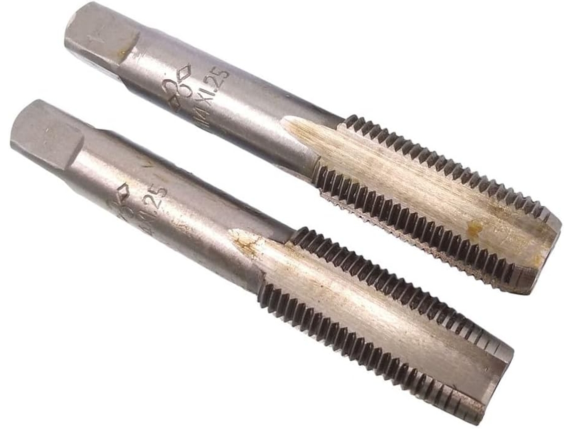 Jogo Profissional De Machos E Cossinetes Hss Para Rosca Métrica M14 X