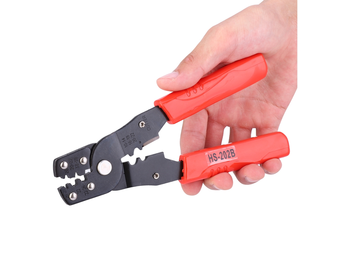 Mini Alicates De Crimpar Laxiscreed Em Aço Alto-carbono Para Cabos Múltiplos