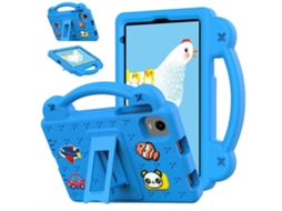 Capa infantil de EVA à prova de choque com suporte e alça para tablet da Webake
