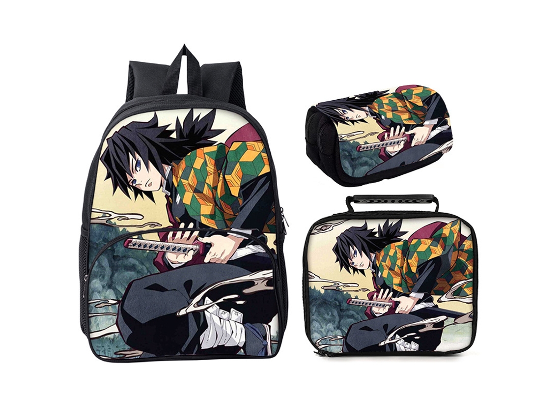 Conjunto Mochila Escolar 3 Peças, 16 Polegadas, Aulas