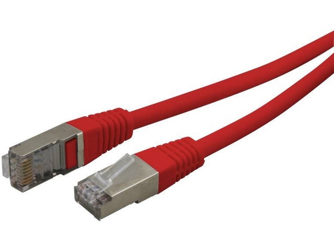 Cabo de Rede WAYTEX (RJ45 - 2 m - Vermelho)