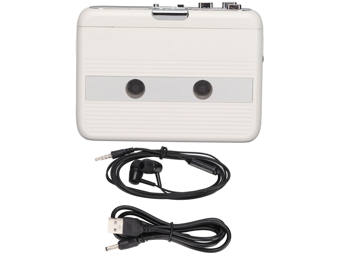 Tocador de cassetes portátil Bluetooth EOOCOO