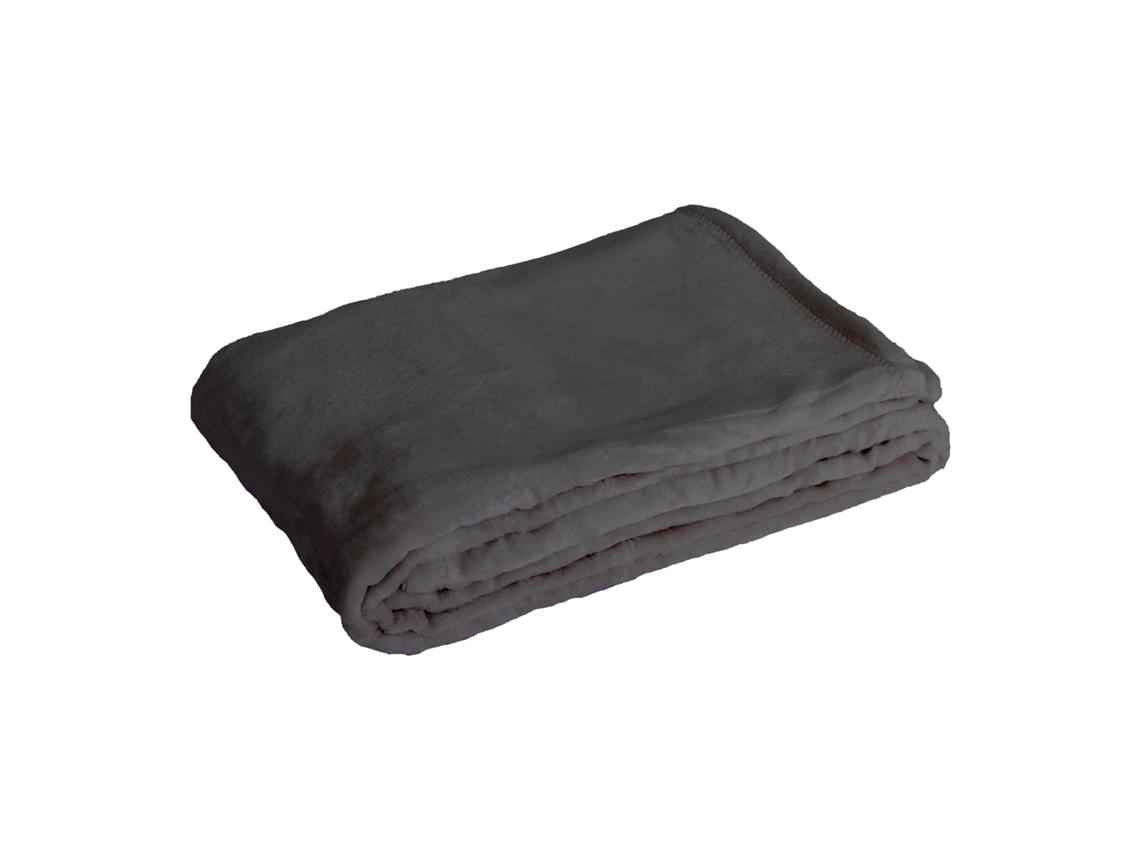 Manta Preto 130 X 170cm Flanela