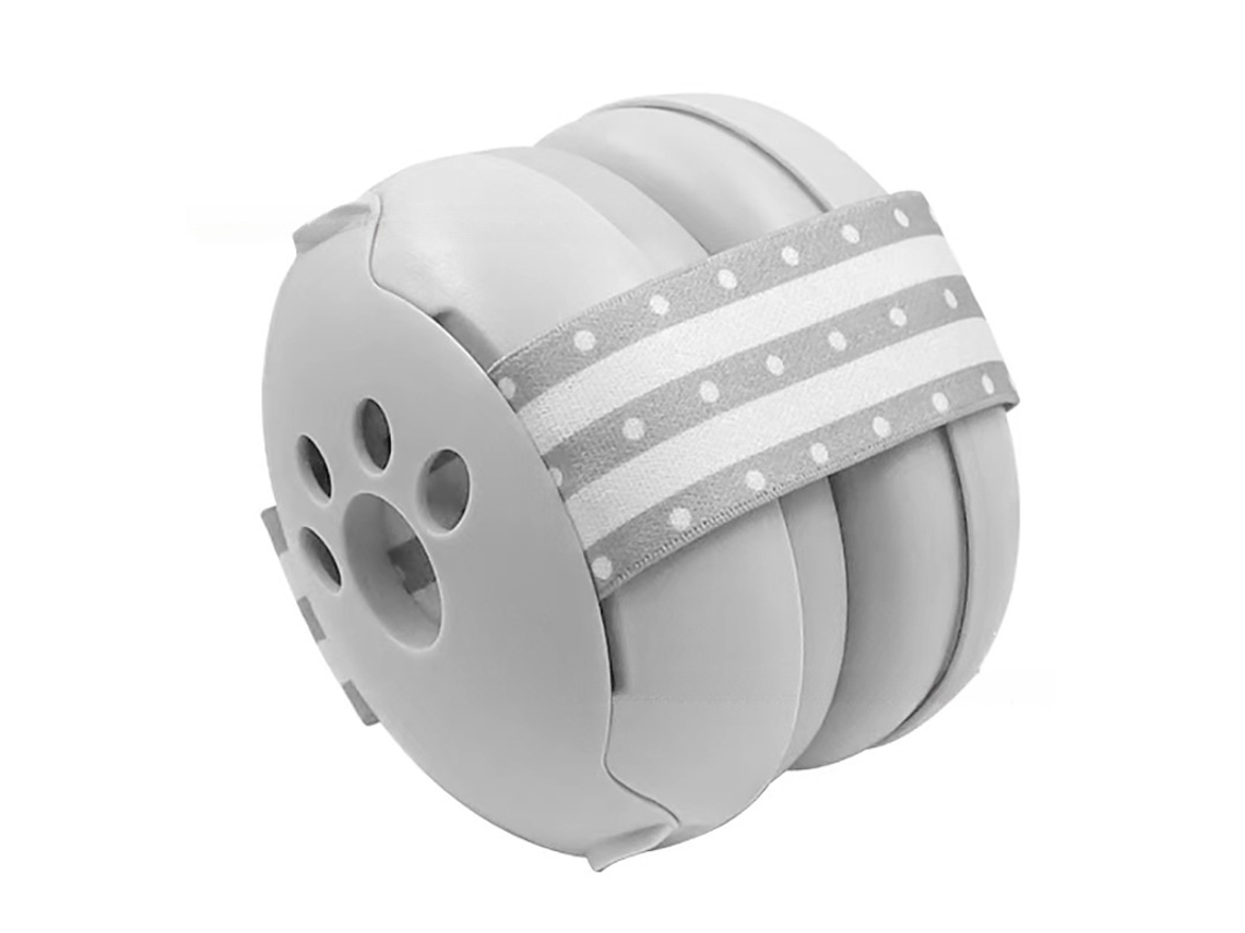 Protetor Auricular Ajustável Com Redução De Ruído, Cinzento Elysve