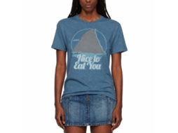 Rockinstone Jaws Movie Nice To Eat You Heather Indigo Adult T-shirt Size:s