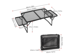 Mesa de Acampamento Plegable Lixada para Picnic