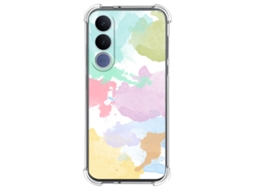 Capa Tumundosmartphone De Silicone Resistente A Impactos Para Vivo V70 Fe Com Estampa Em Aquarela 11 Desenhos