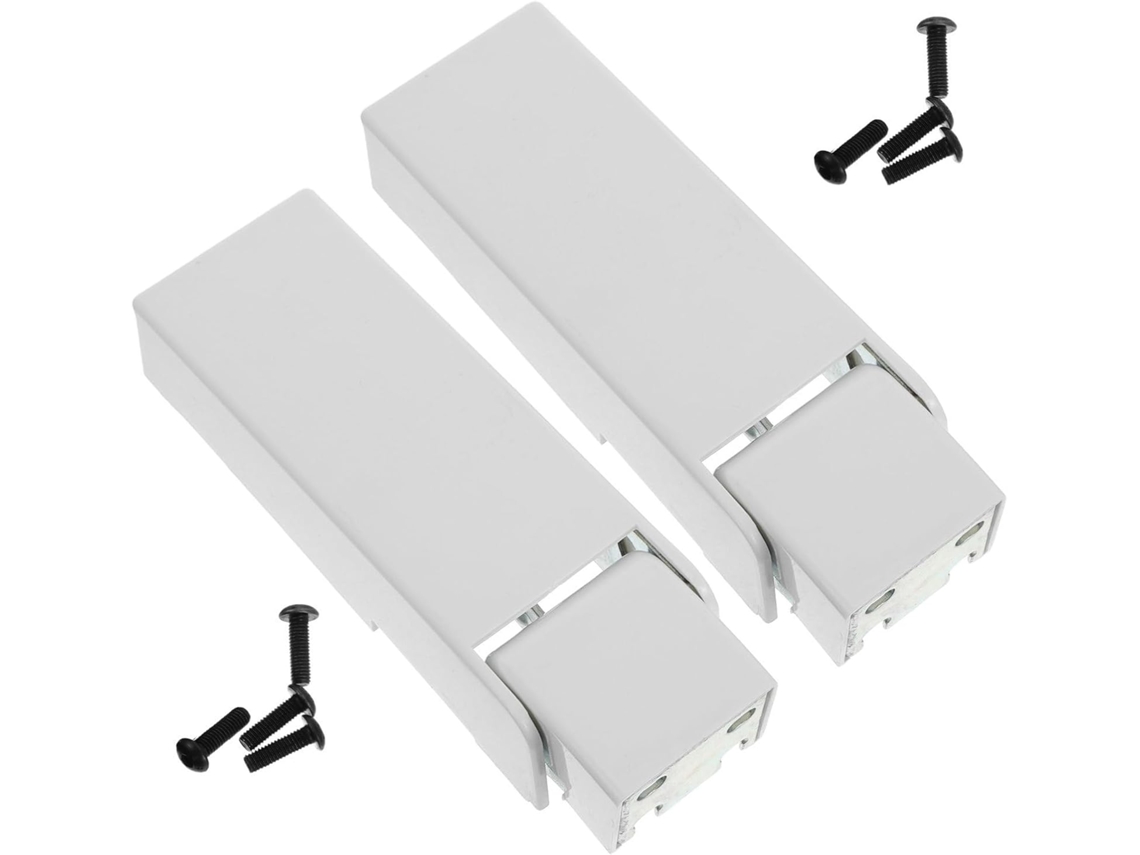 Dobradiças De Mola De Metal Branco, Pacote Com 2 Unidades, Acessórios De Reposição Sólidos
