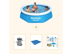 Bestway Piscina Bestway Fast Set Redonda - 244x61 Cm - 4-peças S22271