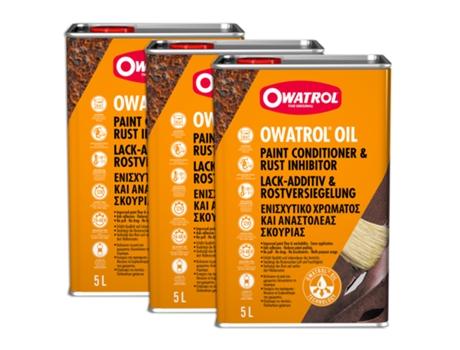 Pack 3 Uds Oil Inhibidor De Oxido 5 Lt OWATROL