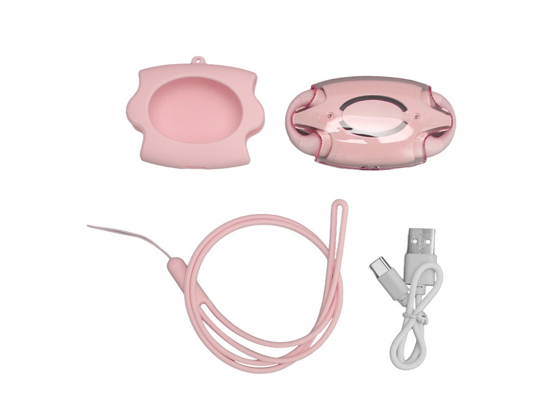 Aetheria audífonos Tradutores Bluetooth 5.3 144 Idiomas Clip On com Display Digital Rosa