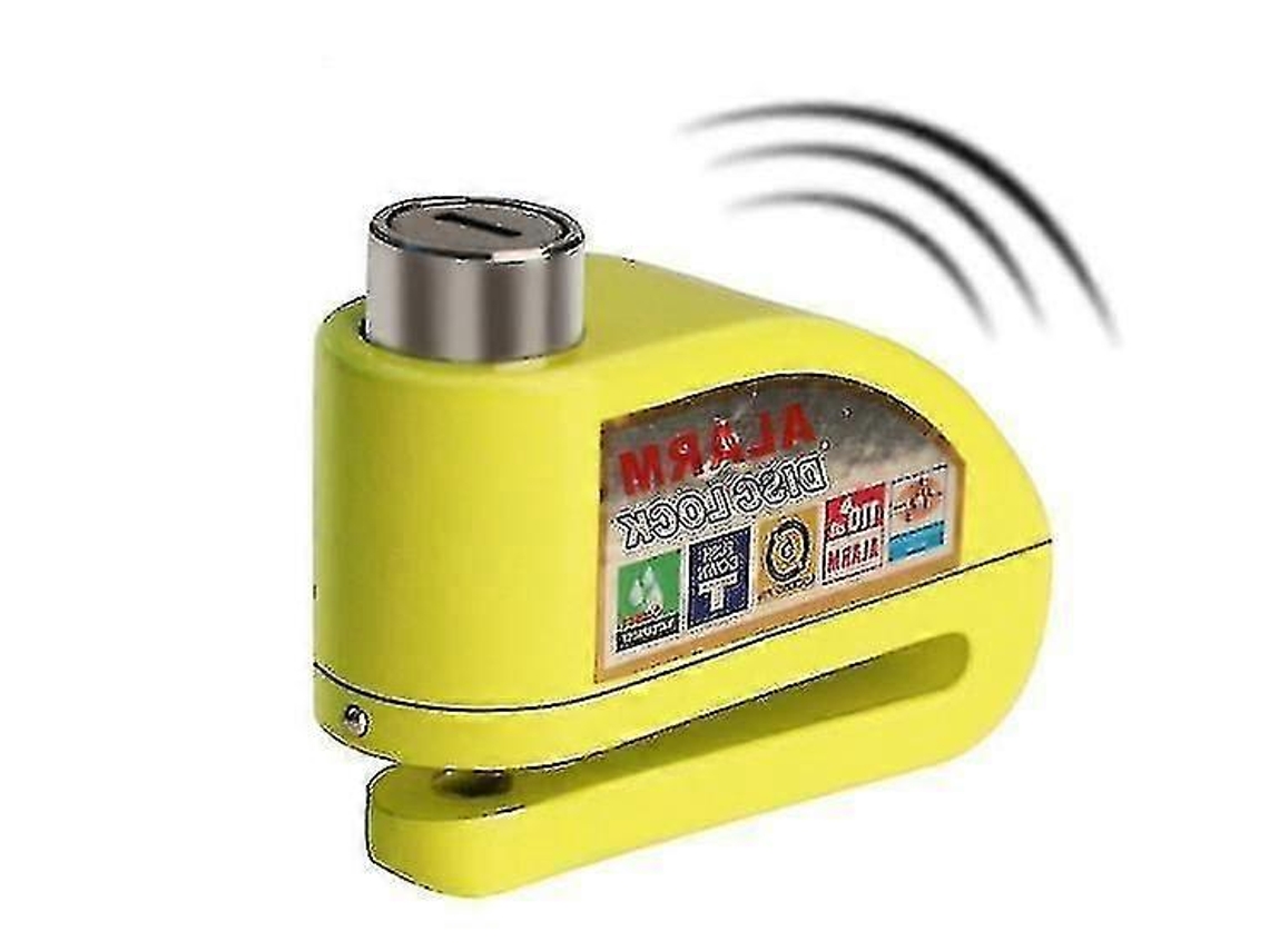 Cadeado De Freio A Disco Com Alarme Para Motocicleta, 110db, Com Cabo De Alerta Para Motocicleta, Bicicleta E Ciclomotor. Aquaforge
