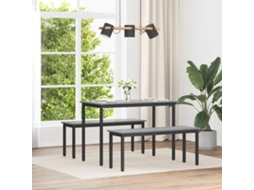 Vidaxl Banco Cinza Sonoma 110 X 35 X 45 Cm Derivados De Madeira