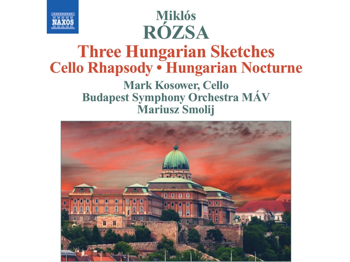 CD Kosower/Smolij/Budapest SO - Three Hungarian Sketches (1CD)