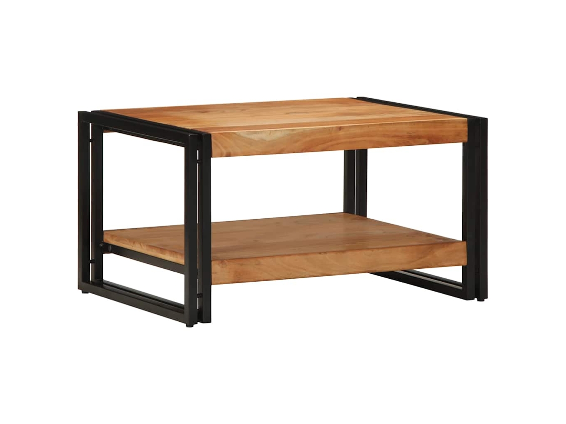 Vidaxl Mesa De Centro 70x50x38 Cm Madeira De Acácia Maciça