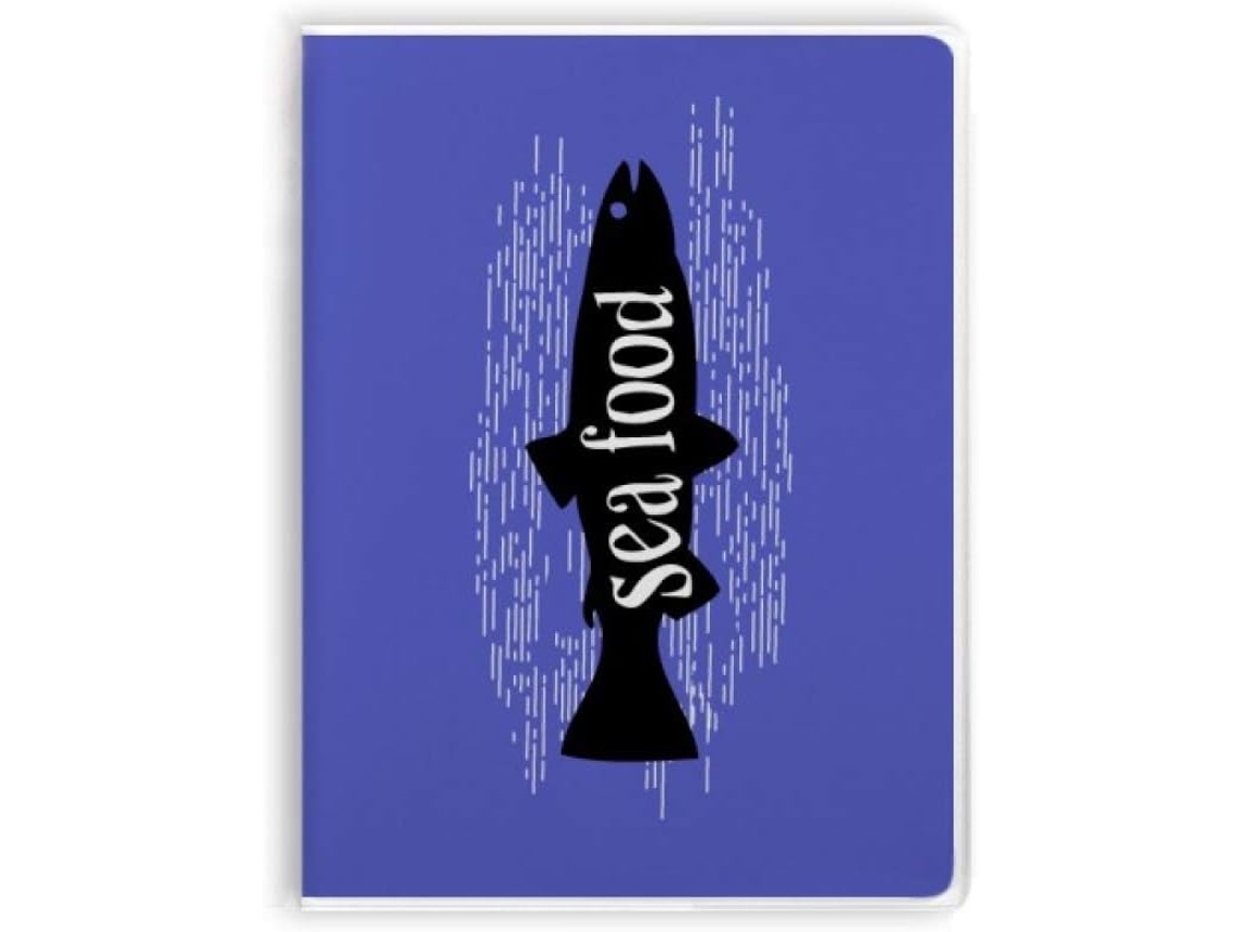 Carnet De Notas Com Sopa De Cobertura Em Forma De Poisson Noir