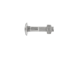 Caixa Com 200 Parafusos M6x60mm Din 603 Zincados Torfix