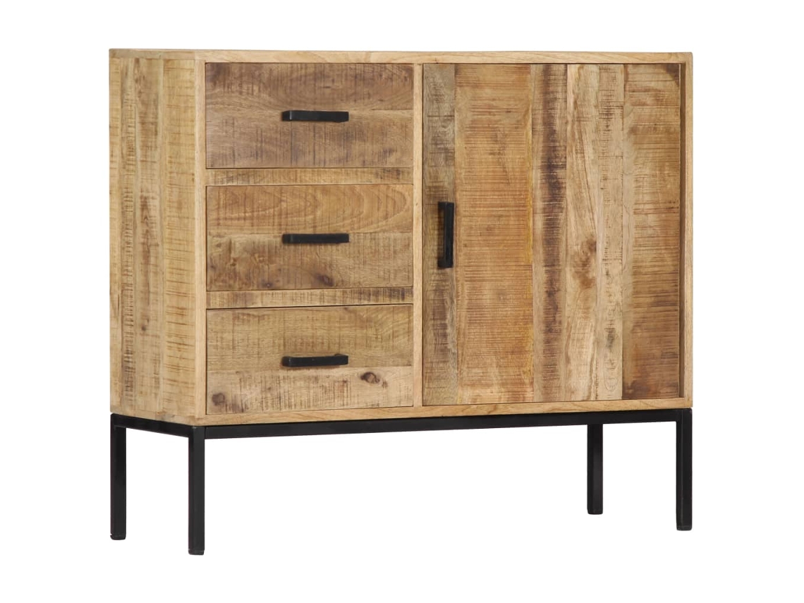 Aparador 88x30x71 cm Madera Maciza de Mango