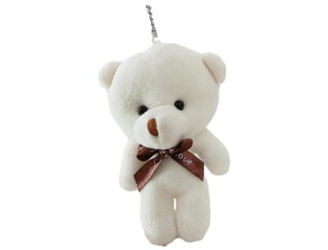Porta-Chaves de Homem SUNGPUNET Urso Pingente Porta Animados Brinquedo Pelúcia Feliz Multicor