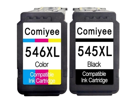 2 Cartuchos de Tinta Compatíveis com Canon Pg-545 Cl-546 Xl Compatível com Pixma Mx495 Ts3150 Ts3151 Mg3050 Mg2450 Mg2550S Mg2555S COMIYEE