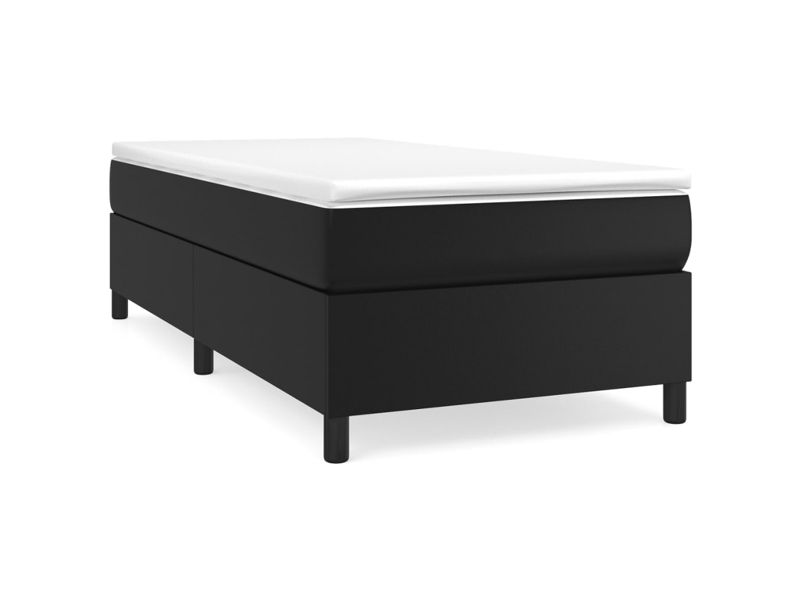 Box Spring Bed, Box Spring Beds Vidaxl Preto Couro Artificial (80 X 200 Cm)