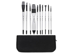 Os Novos 1 Conjunto De Pincéis Aquarela Allinless