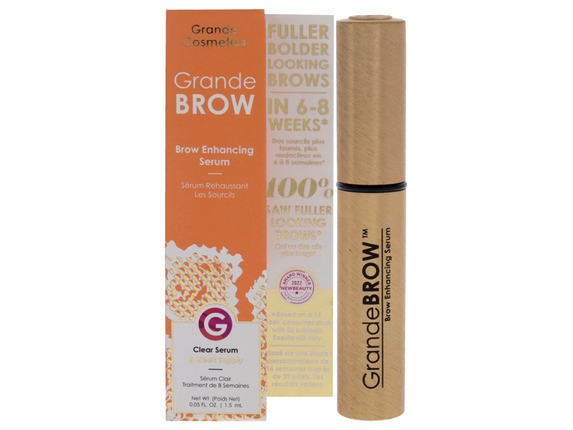 GRANDE COSMETICS Soro Grandebrow para Melhoramento de Sobrancelhas Para Mulheres 0,05 Oz Soro