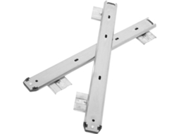 Corrediças Deslizantes Para Bandeja De Teclado Mesa Lurrose, Conjunto De 2 Peças, Com Rolamentos De Esferas, Em Aço