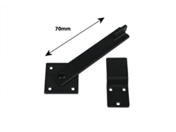 Fechos Ponte Preto 70 Mm Por Peça WOVAR