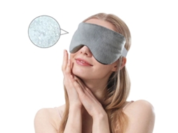 Máscara para Olhos com Terapia Quente e Fria para Alívio de Dores de Cabeça e Cansaço Visual AQUAFORGE