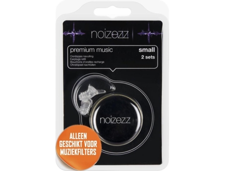 Tampões Auditivos de Recarga Pequenos NOIZEZZ Premium Music Entregues Sem Filtros