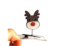 Presilhas De Cabelo Do Papai Noel, Presentes De Natal, Presilhas De Alce, Grampo De Cabelo De Bengala Doce De Natal Hengjian