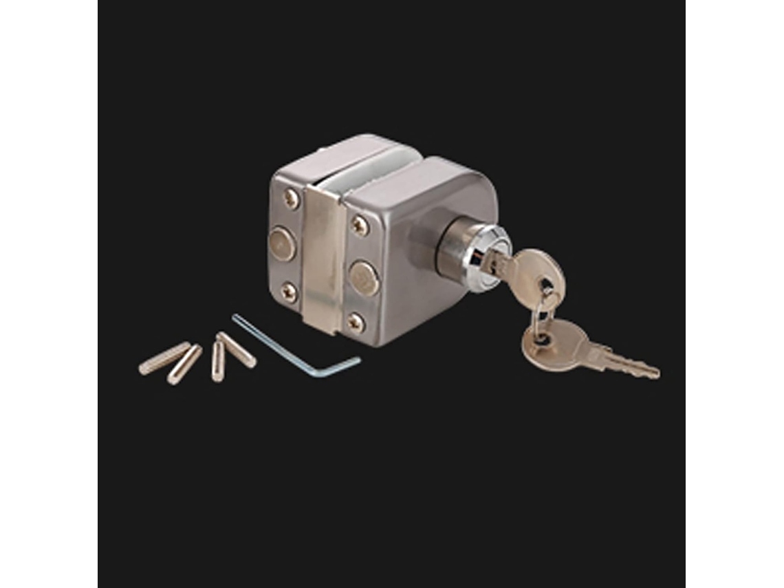 Fechadura De Segurança Antirroubo Em Aço Inoxidável Resistente, Para Portas De Vidro 8a 12mm, Ideal Para Residências E