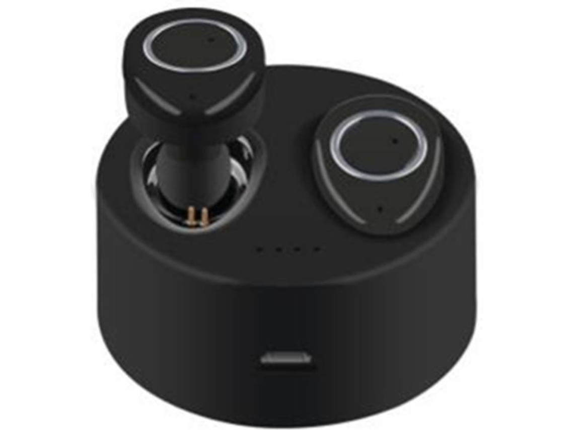 Auriculares Bluetooth True Wireless WJS ZH0024 (In Ear - Microfone - Preto)