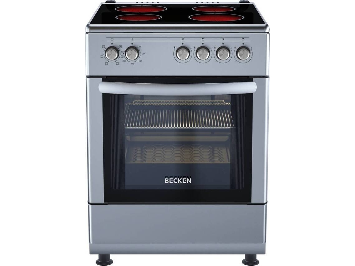 Fogão BECKEN BFE4510N IX (Outlet Grade B - 64 L - Elétrico de Vitrocerâmica - Inox)