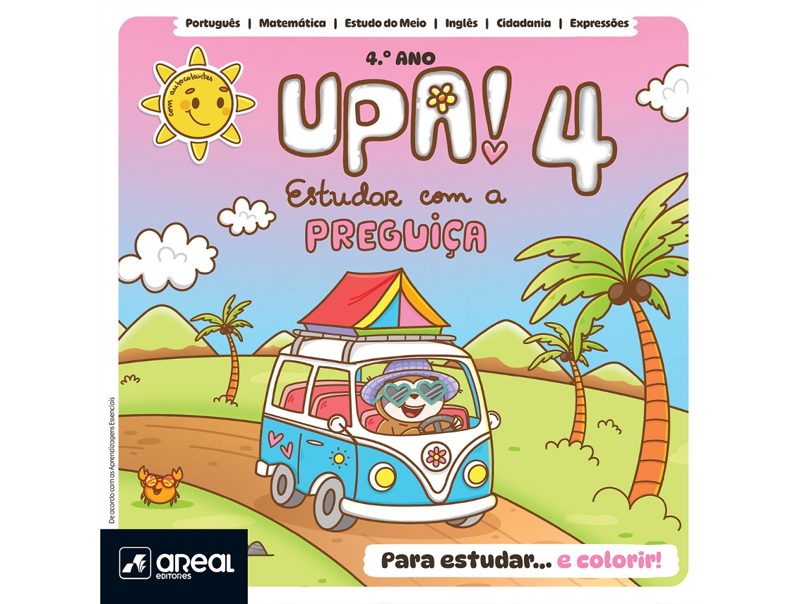 Livro Upa! Estudar Com A Preguiça - 4.º Ano de Aavv (Português)