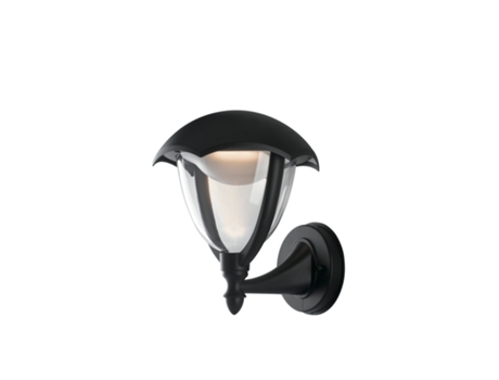 Megan Candeeiro de Parede Exterior Led Preto com Sensor de Movimento Regulável 12W 4000K Luz Natural Ip44