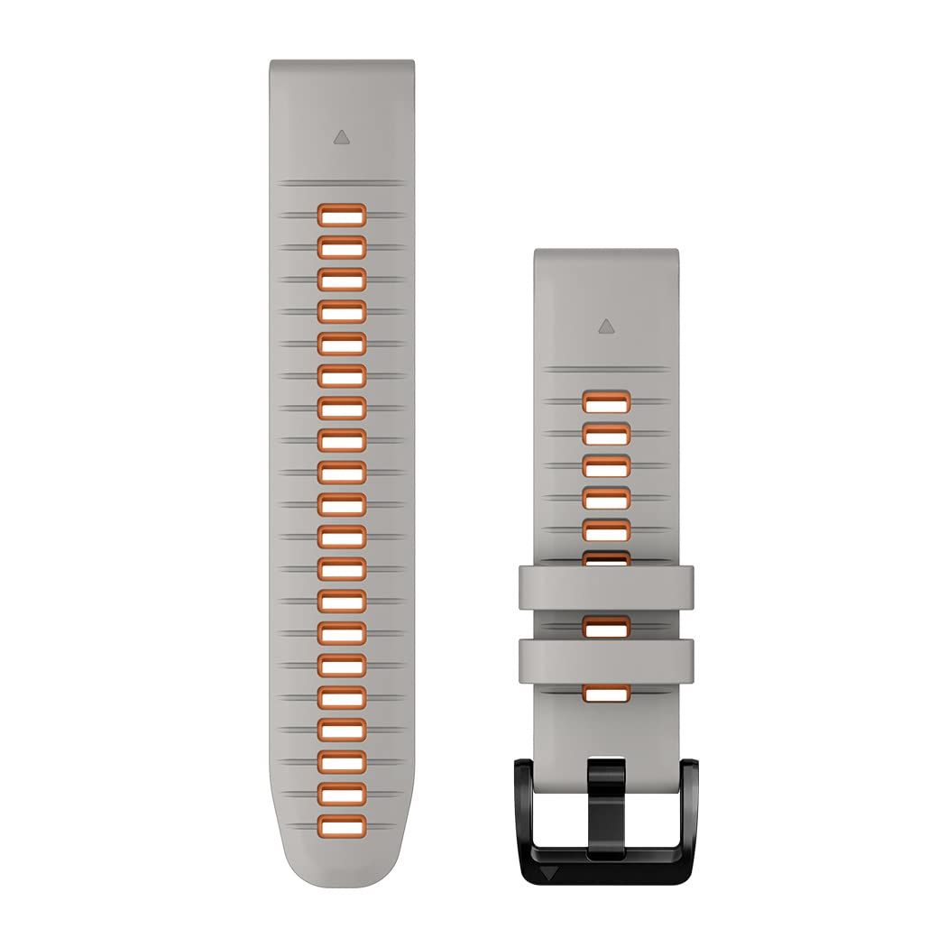 Bracelete GARMIN Quickfit (Cinzento - Laranja - 22 mm)