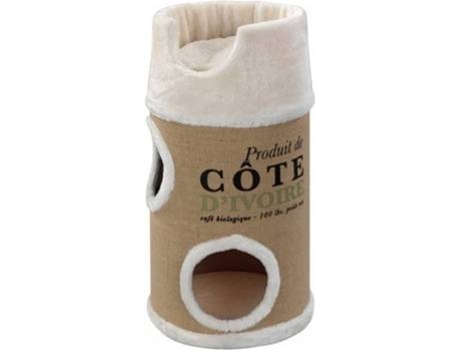 Casota para Gatos  (Bege - 72x34x34cm)
