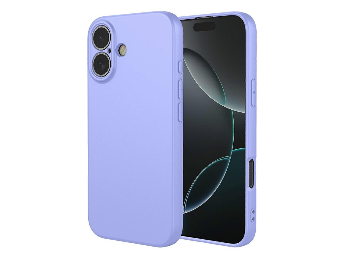 Capa Protetora Tkdaddy Para Iphone 16, Tpu Macio, À Prova De Choque, Roxa