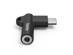 Adaptador De Áudio, Usb, C, Conector De 3,5 Mm, Conector Angular De 90°, Alta Definição Hi, Fi, Preto